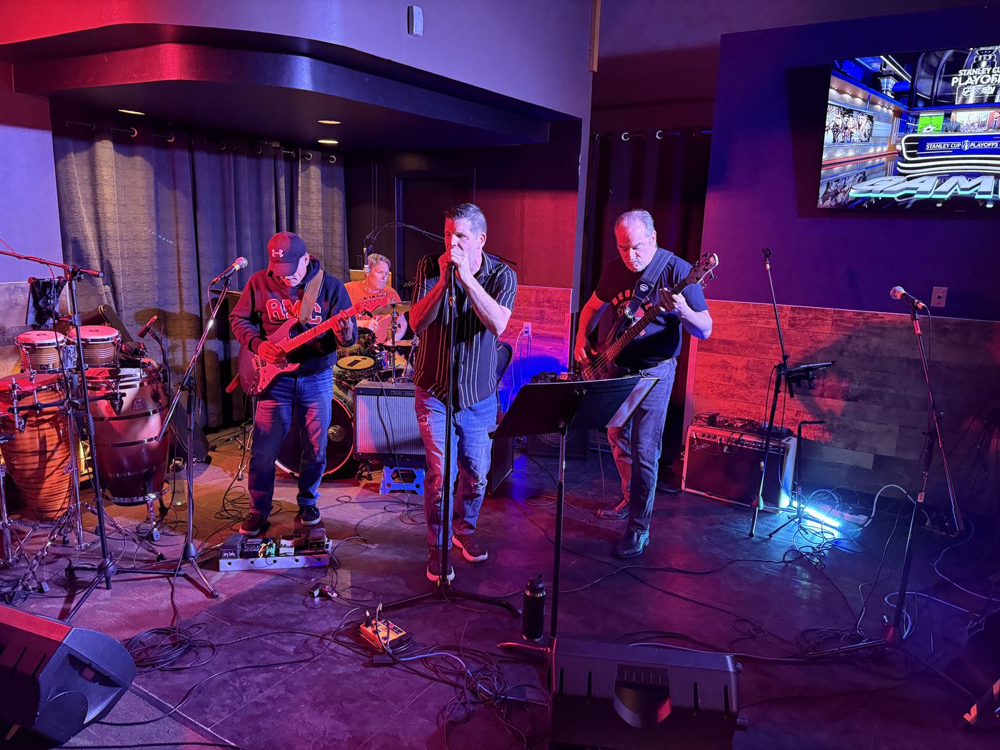 Decibel Crush performing