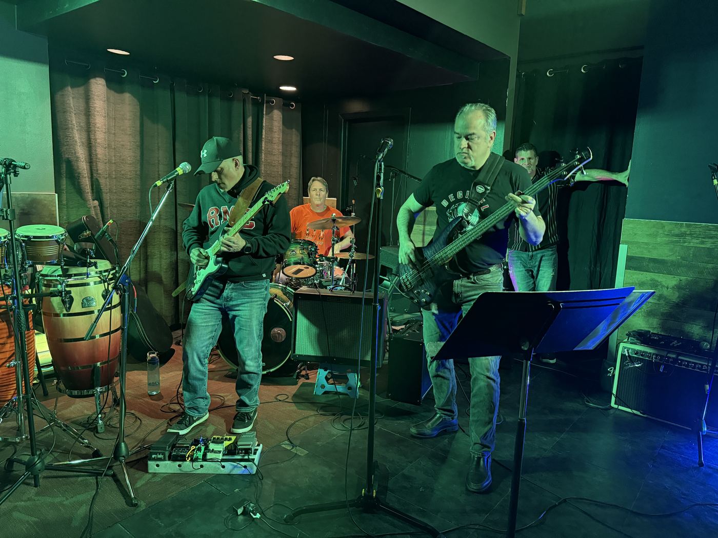 Decibel Crush on stage